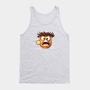 Big Face Coffee Mug Tank Top